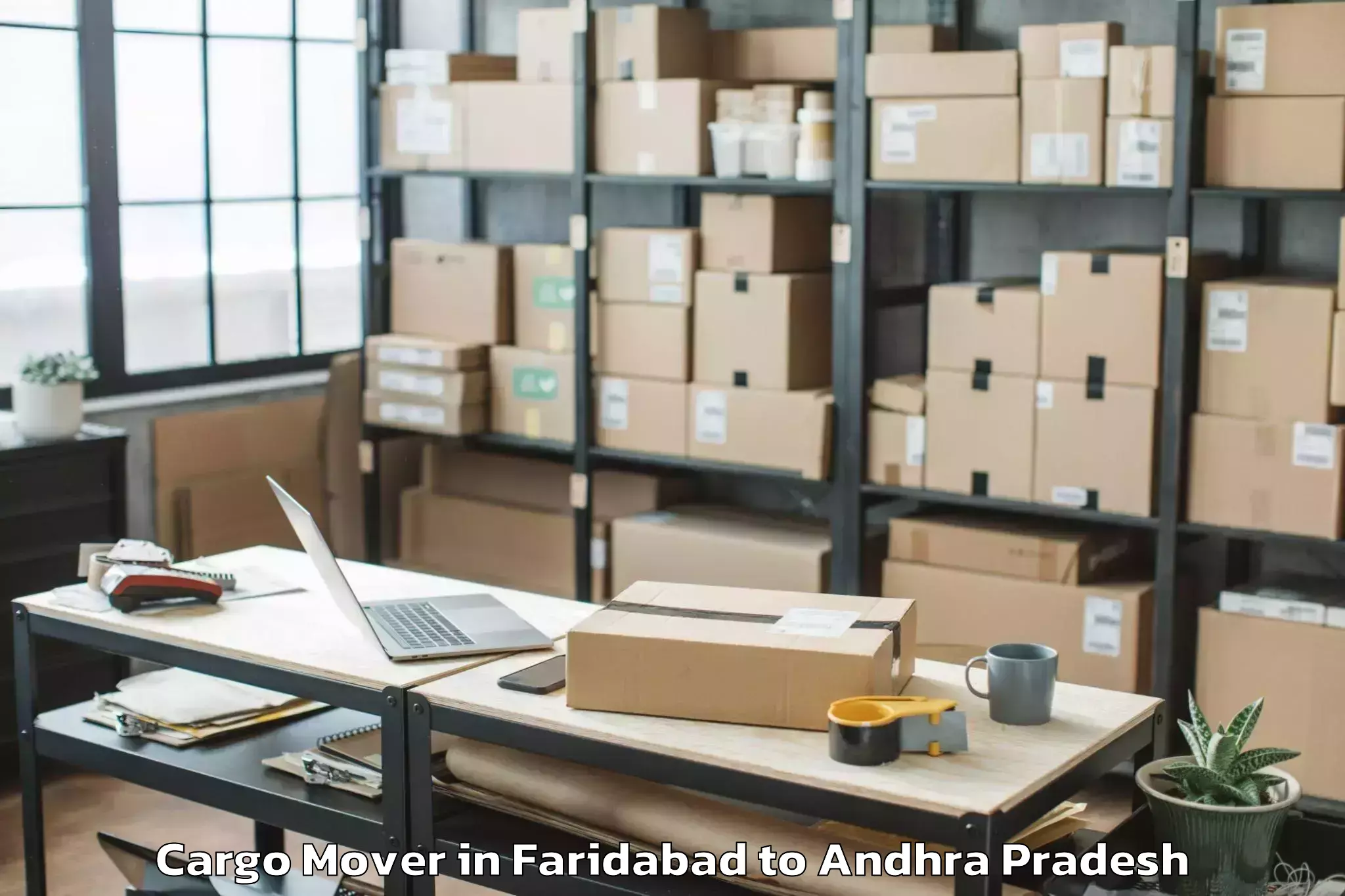 Affordable Faridabad to Thallarevu Cargo Mover